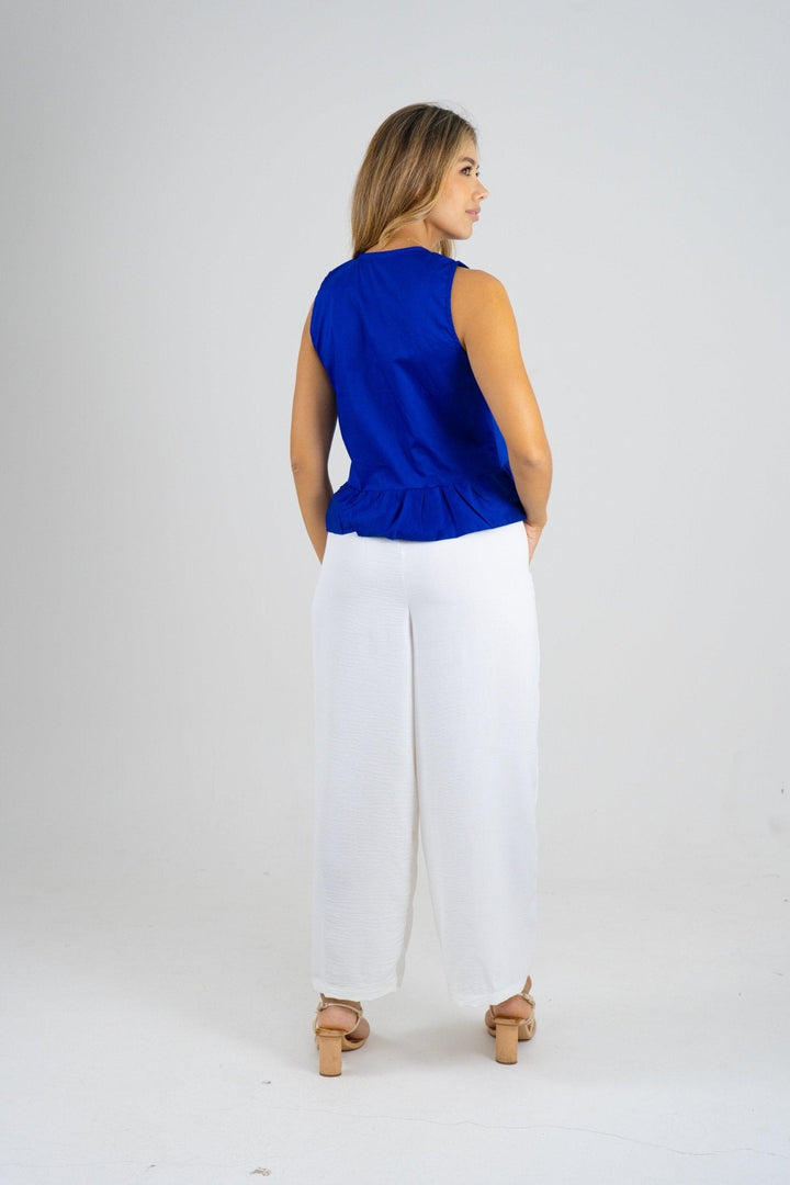 BLUSA JEES II - AZUL REY - Sofisticadas