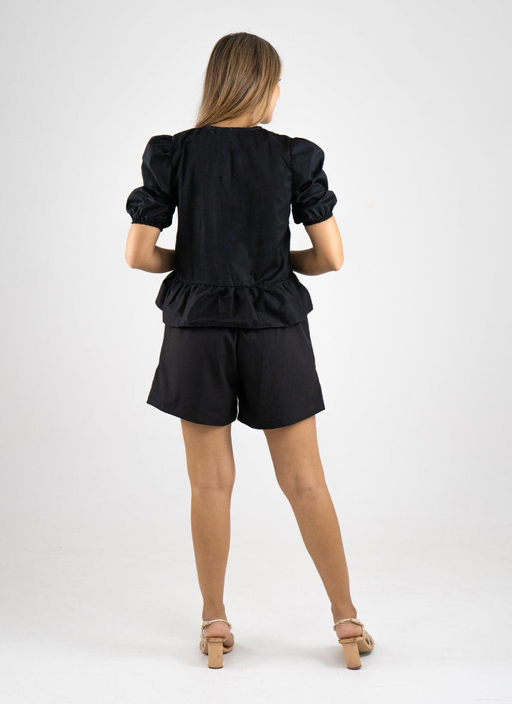 BLUSA LYON II - NEGRO - Sofisticadas