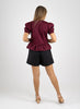 BLUSA LYON II - VINOTINTO - Sofisticadas