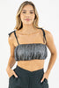 BLUSA TOP FRANCIS I - PLATEADO - Sofisticadas