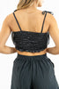 BLUSA TOP FRANCIS I - PLATEADO - Sofisticadas