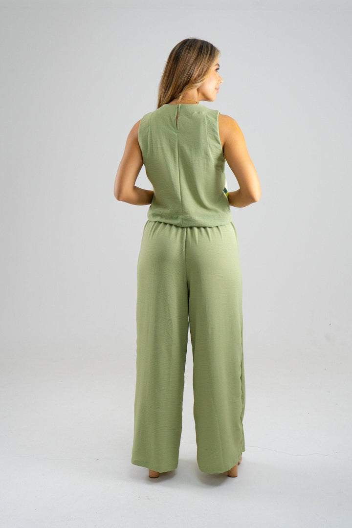 SET CAPRI PANTALON I - VERDE - Sofisticadas