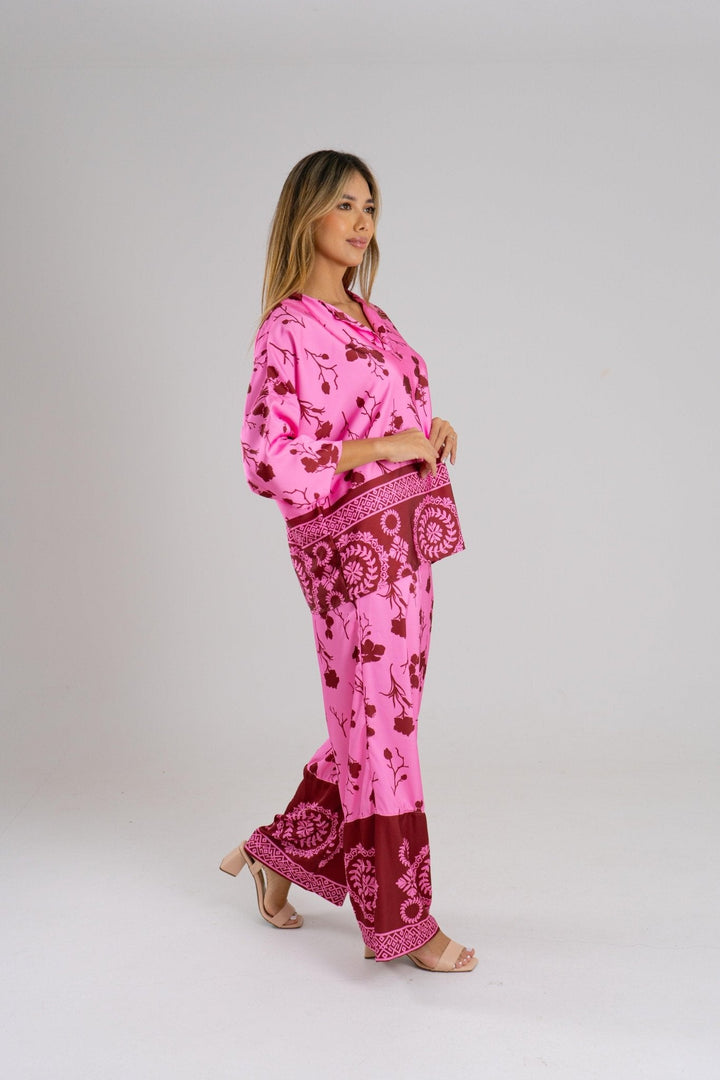 SET JULIANA PANTALON I - ROSA - Sofisticadas