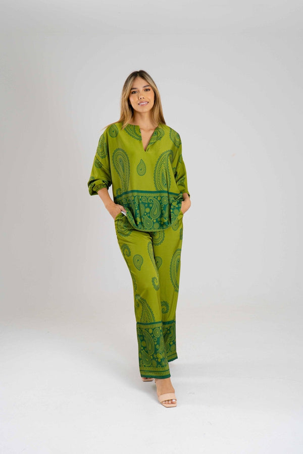 SET JULIANA PANTALON I - VERDE - Sofisticadas