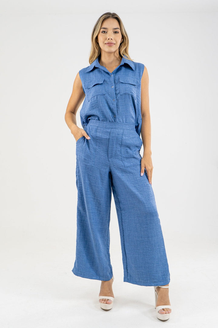 SET PANTALON ANA II - INDIGO - Sofisticadas