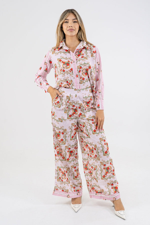 SET PANTALON EDEN I - ROSA - Sofisticadas