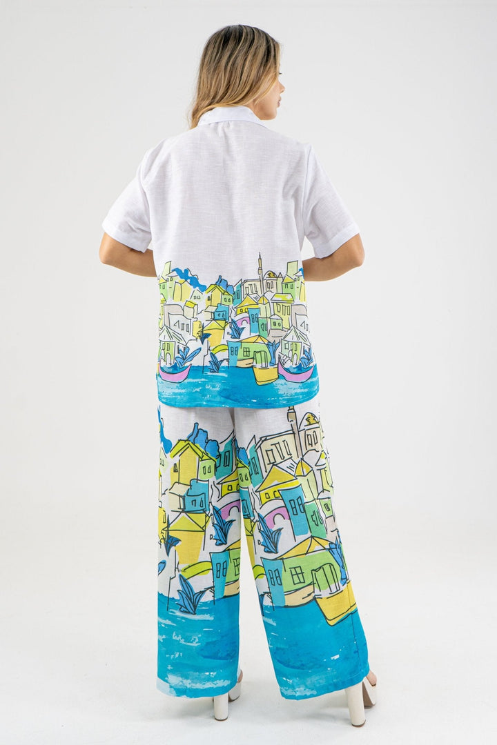 SET PANTALON JAMAICA I - AZUL - Sofisticadas