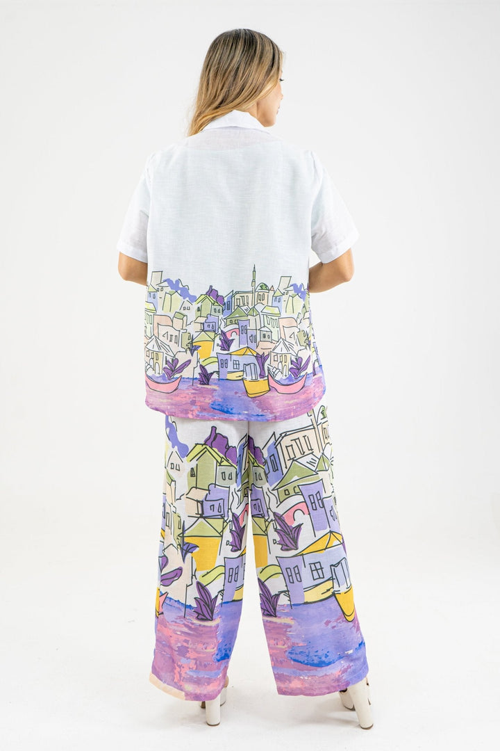 SET PANTALON JAMAICA I - MORADO - Sofisticadas