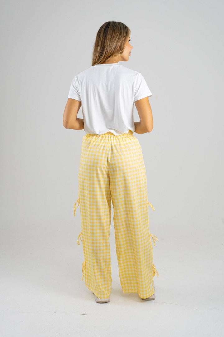 SET PANTALÓN KARINA - AMARILLO - Sofisticadas