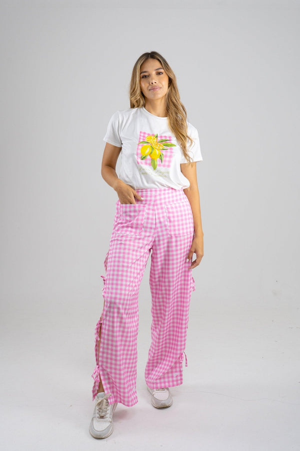 SET PANTALÓN KARINA - ROSADO - Sofisticadas