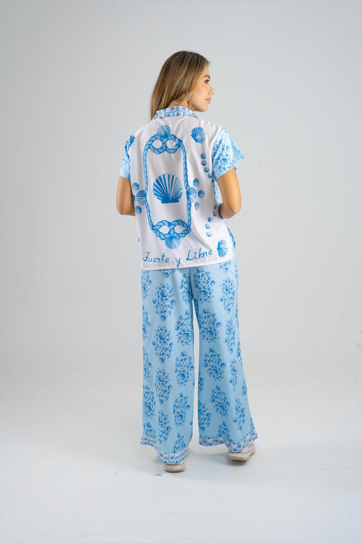 SET PANTALON PLAYER I - AZUL - Sofisticadas