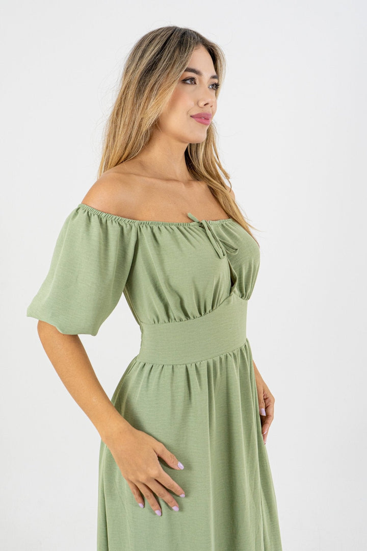 VESTIDO BELINDA I - VERDE - Sofisticadas