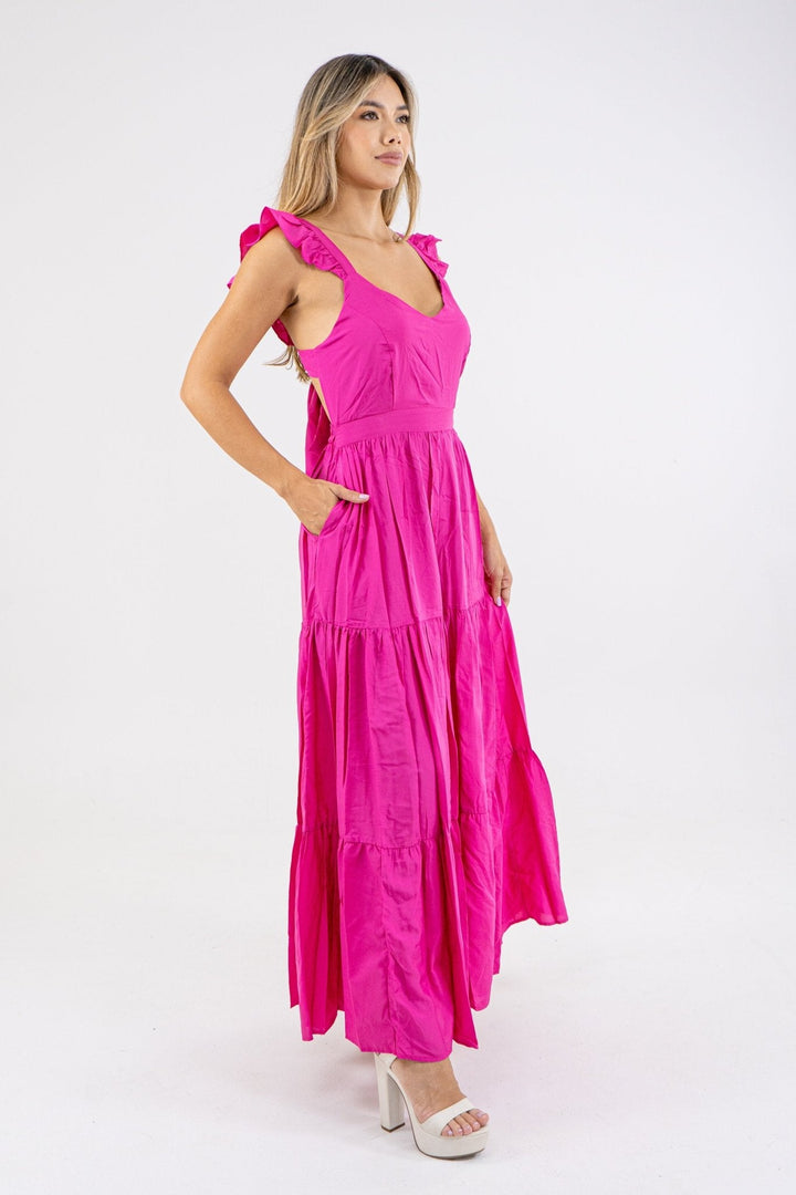 VESTIDO NOA II - FUCSIA - Sofisticadas