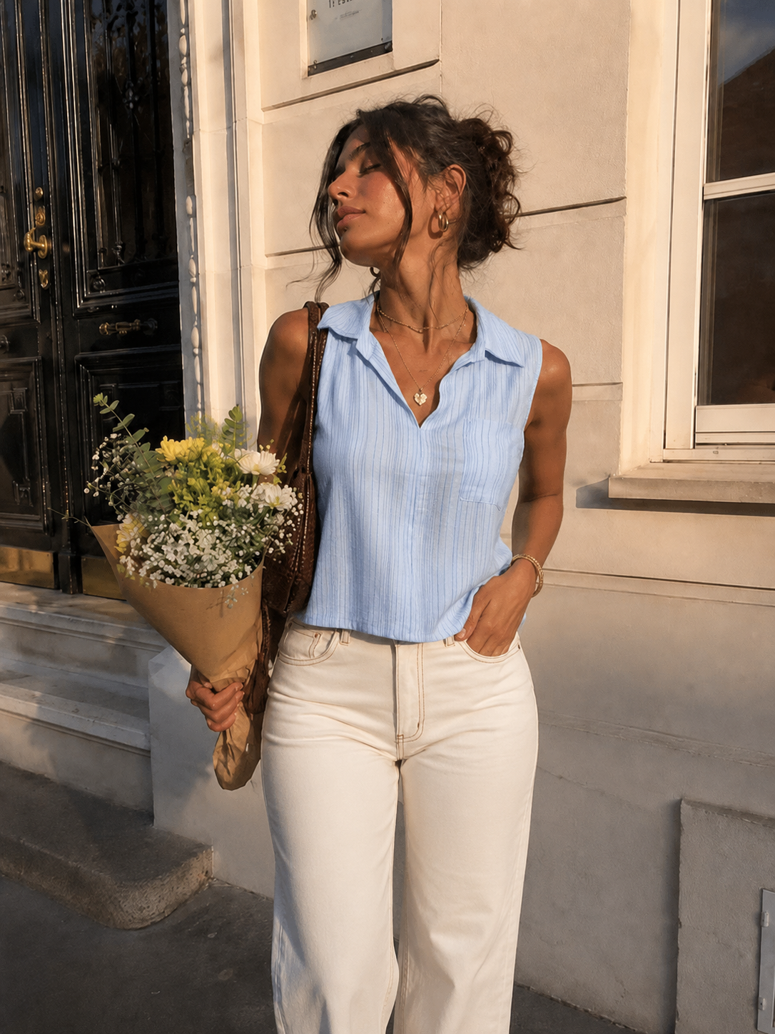 Blusa Clara Entre Lineas