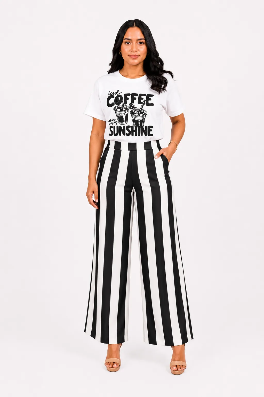 Conjunto Rayas Negra