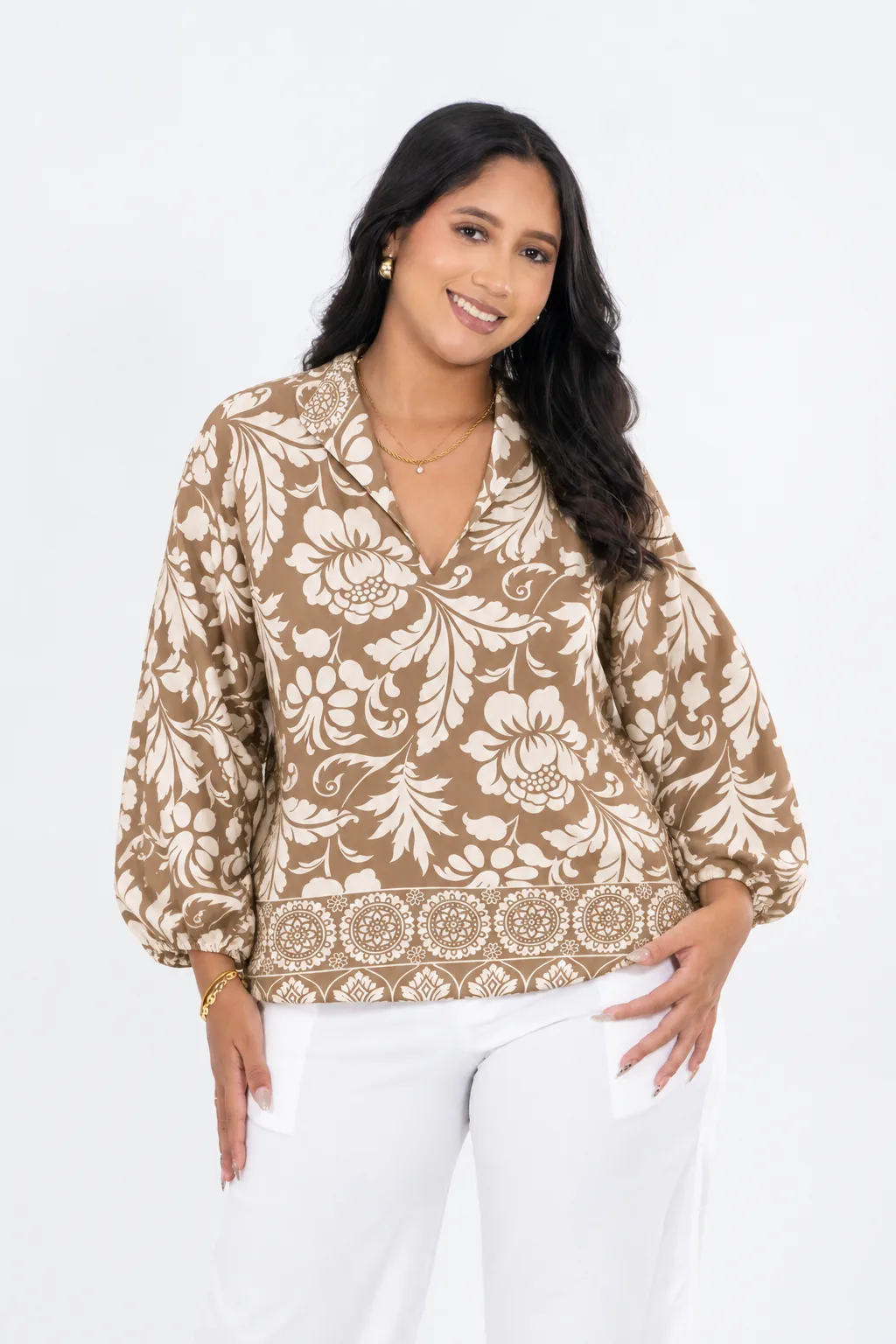 BLUSA KAREN AZULEJOS