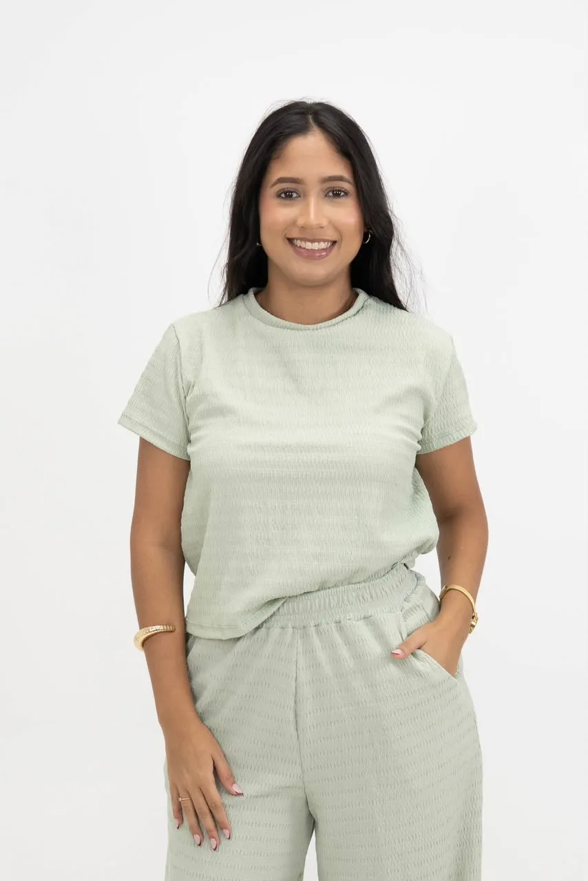 CAMISETA ROMA VERDE PISTACHO