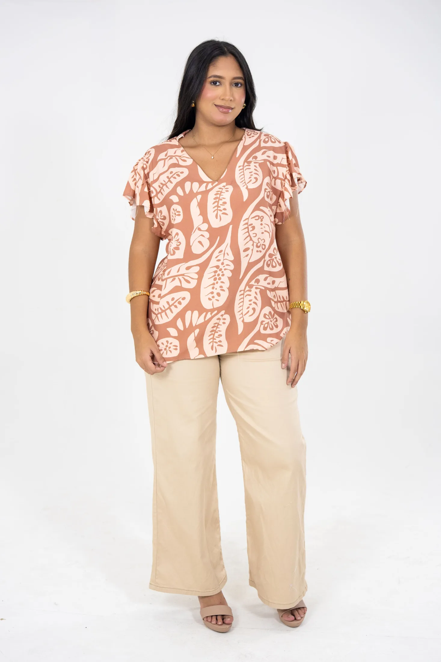 BLUSA CECILIA ENTRE HOJAS — foto 2