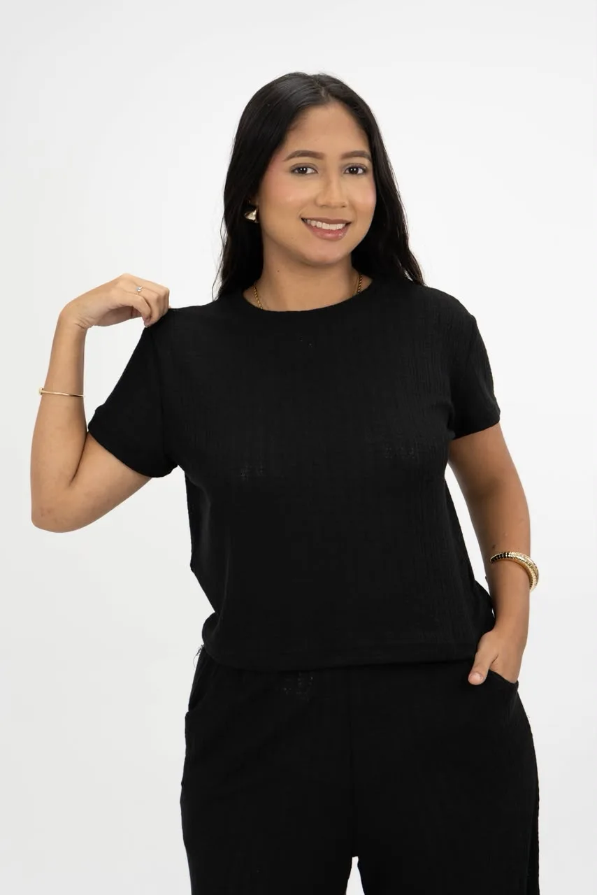 CAMISETA ROMA NEGRO