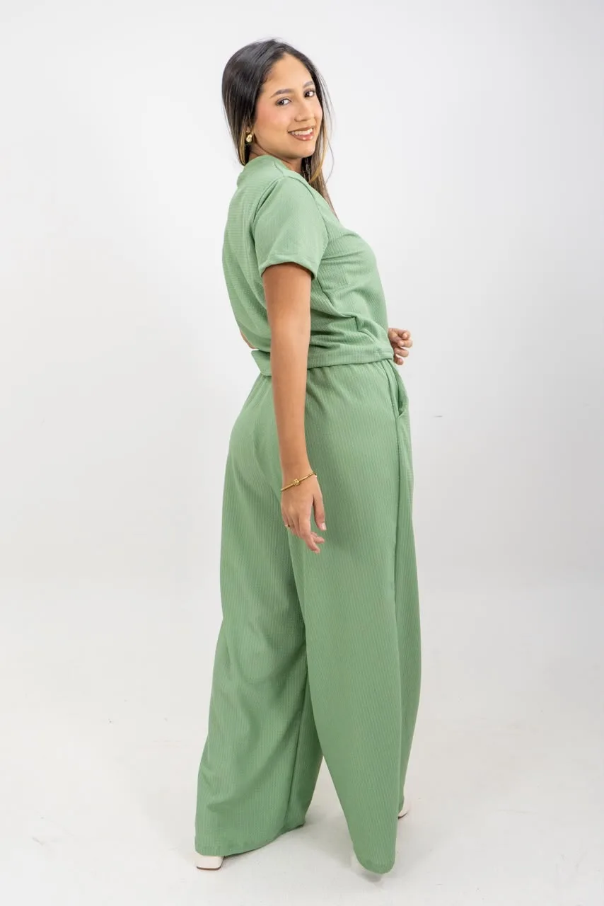 PANTALÓN ROMA LINDOR SALVIA — foto 4
