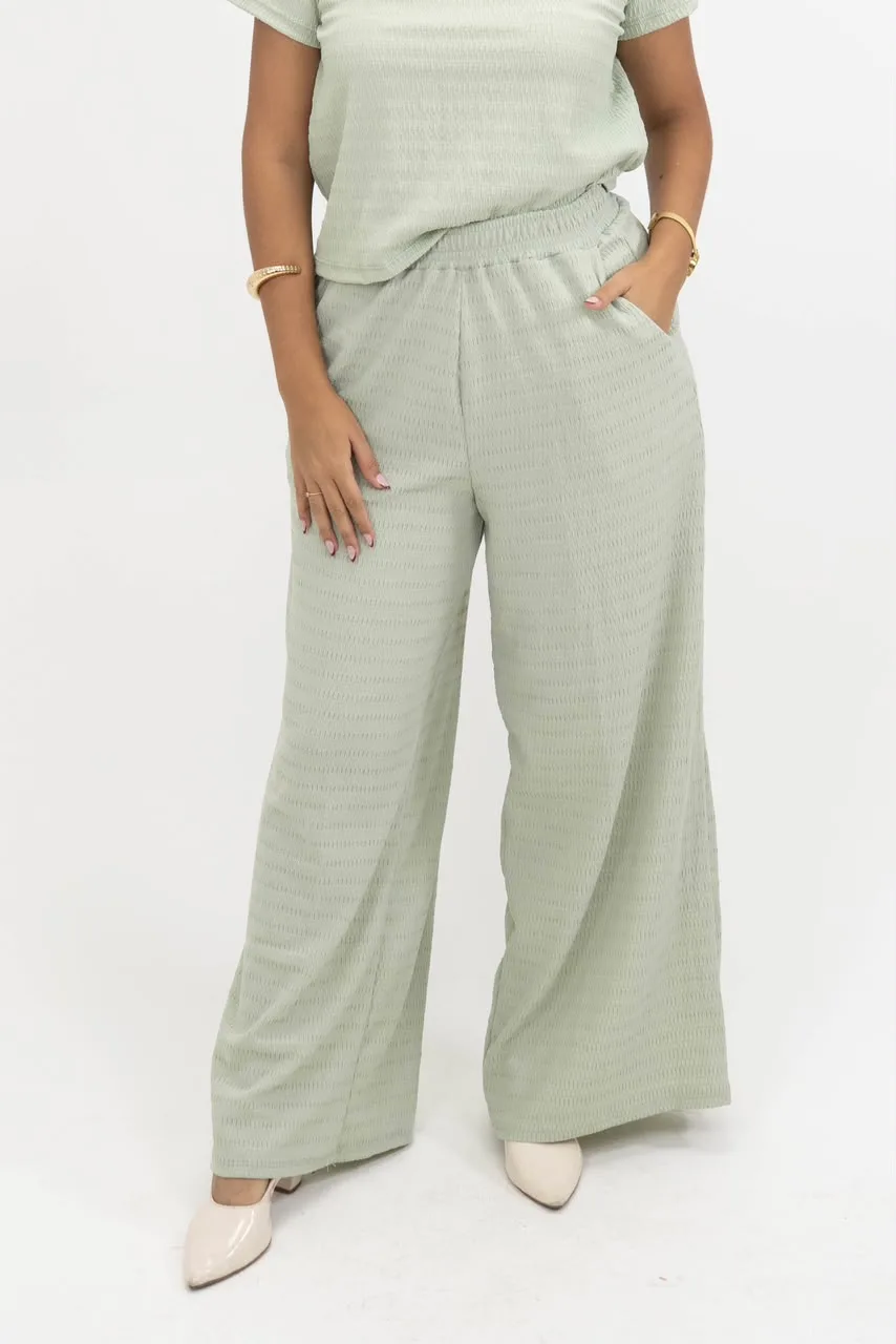 PANTALON ROMA VERDE PISTACHO